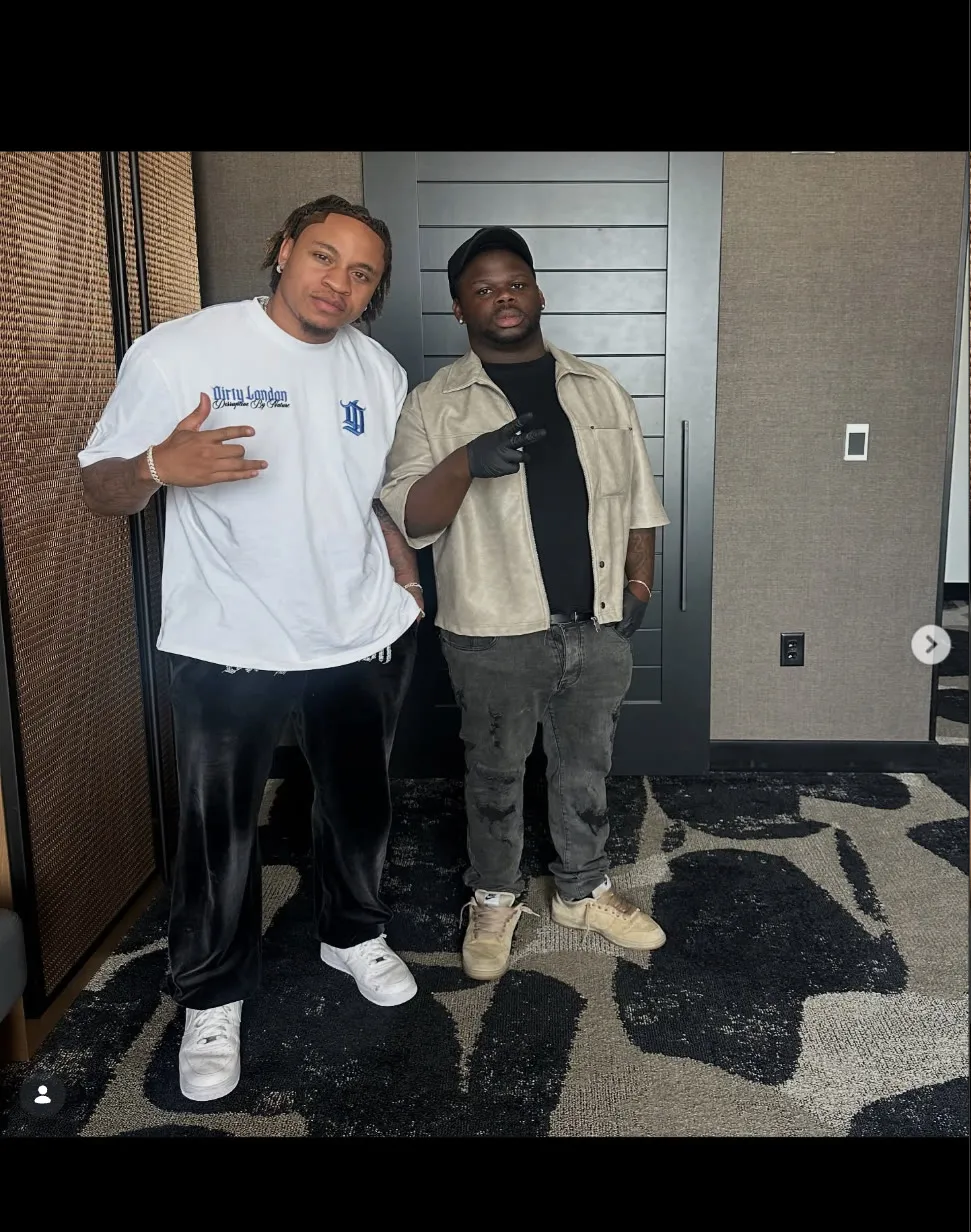 Austen with ROTIMI, music artist and actor